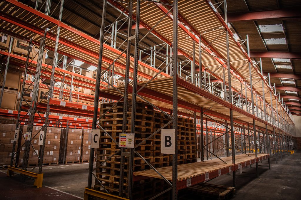 Racked Storage FD Warehousing